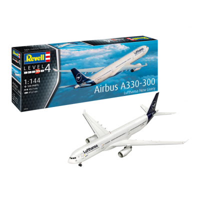 AIRBUS A330-300 - Lufthansa "New Livery" - 1/144 SCALE - REVELL 03816